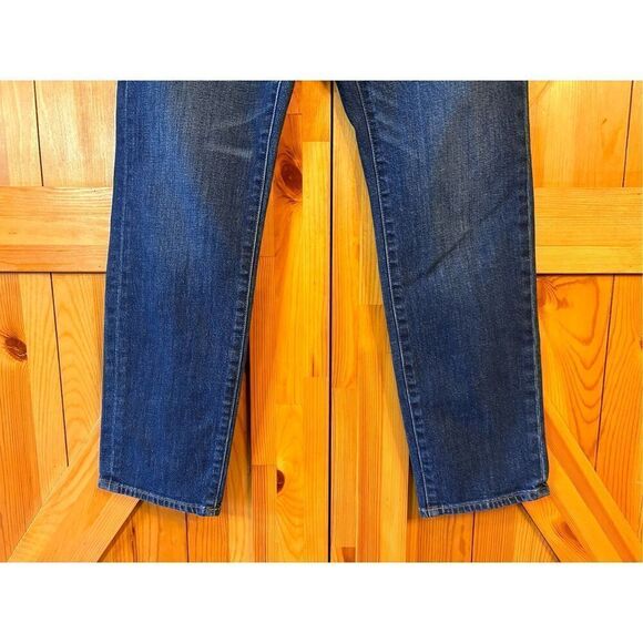 J Crew Jeans Womens Size 26 Stretch Dark Wash Distressed (4088) - Picture 2 of 8